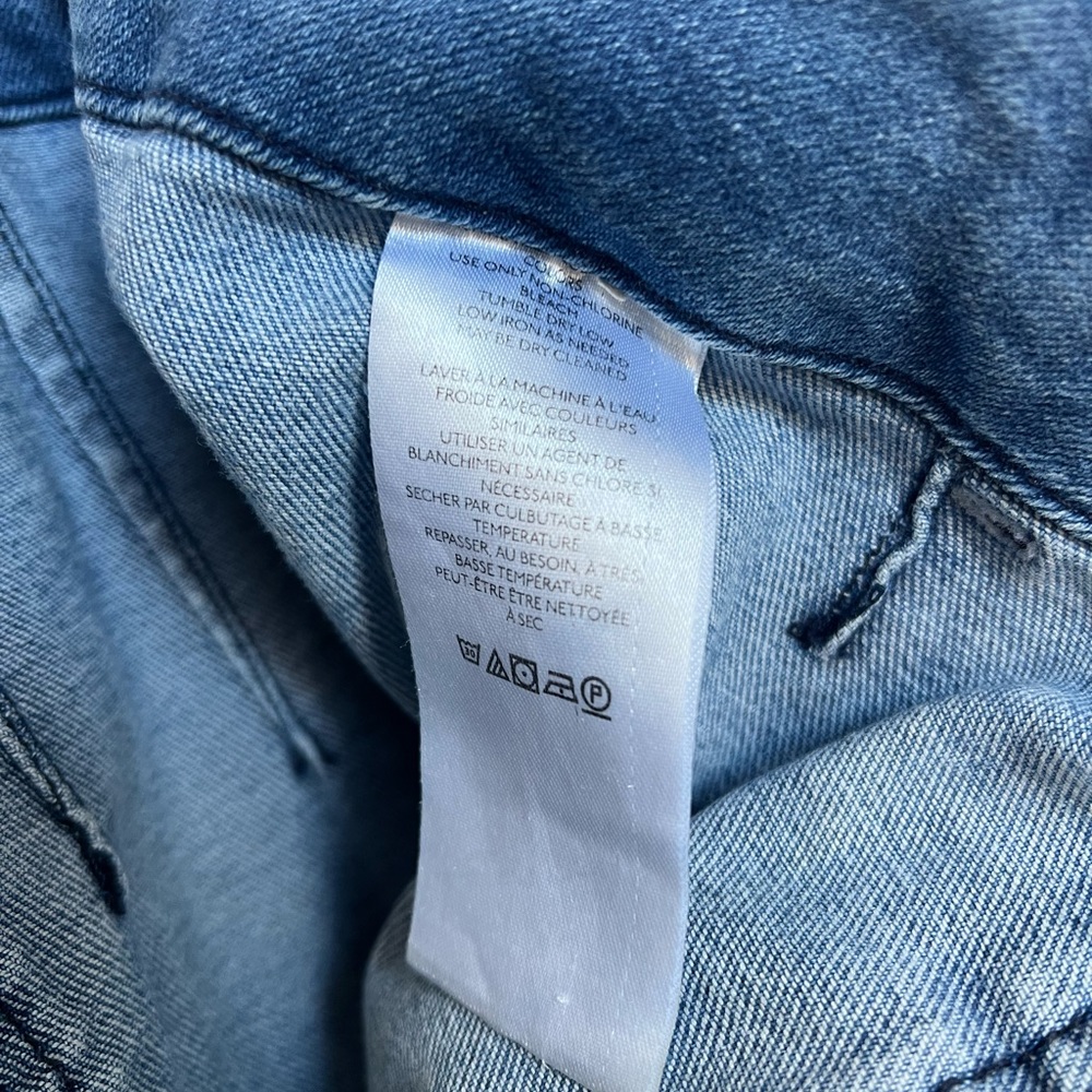 Maeve The Colette Crop High-Rise‎ Wide-Leg Jeans Approx Size 34 - Picture 12 of 16